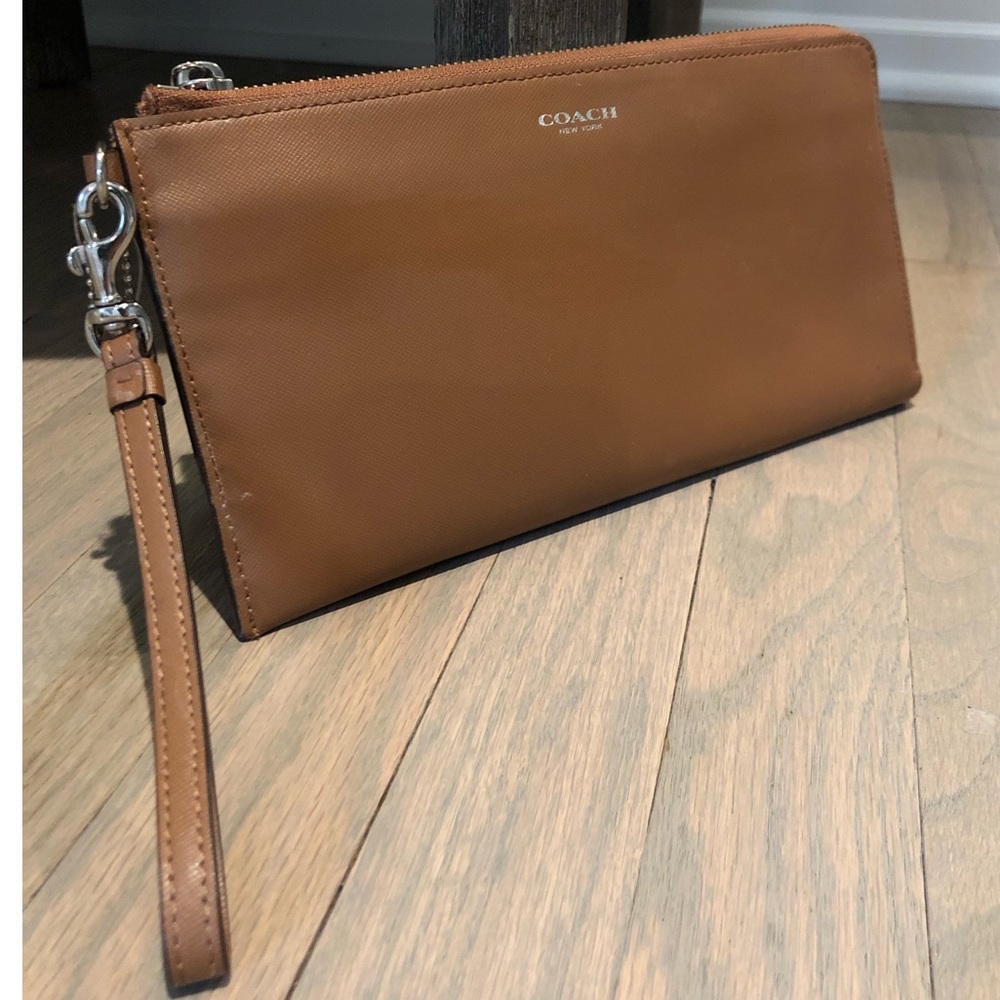 Coach Leather Wristlet